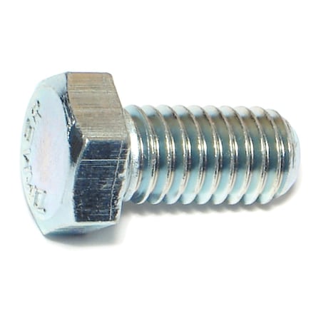 Midwest Fastener Grade 2, 3/8"-16 Hex Head Cap Screw, Zinc Plated Steel, 3/4 in L, 100 PK 00051